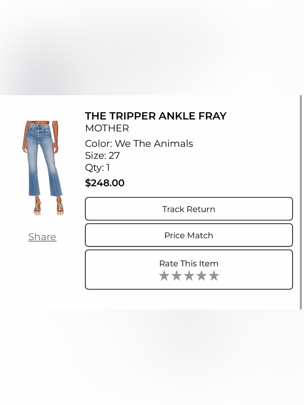 MOTHER The Tripper Ankle Fray in We The Animals - 27